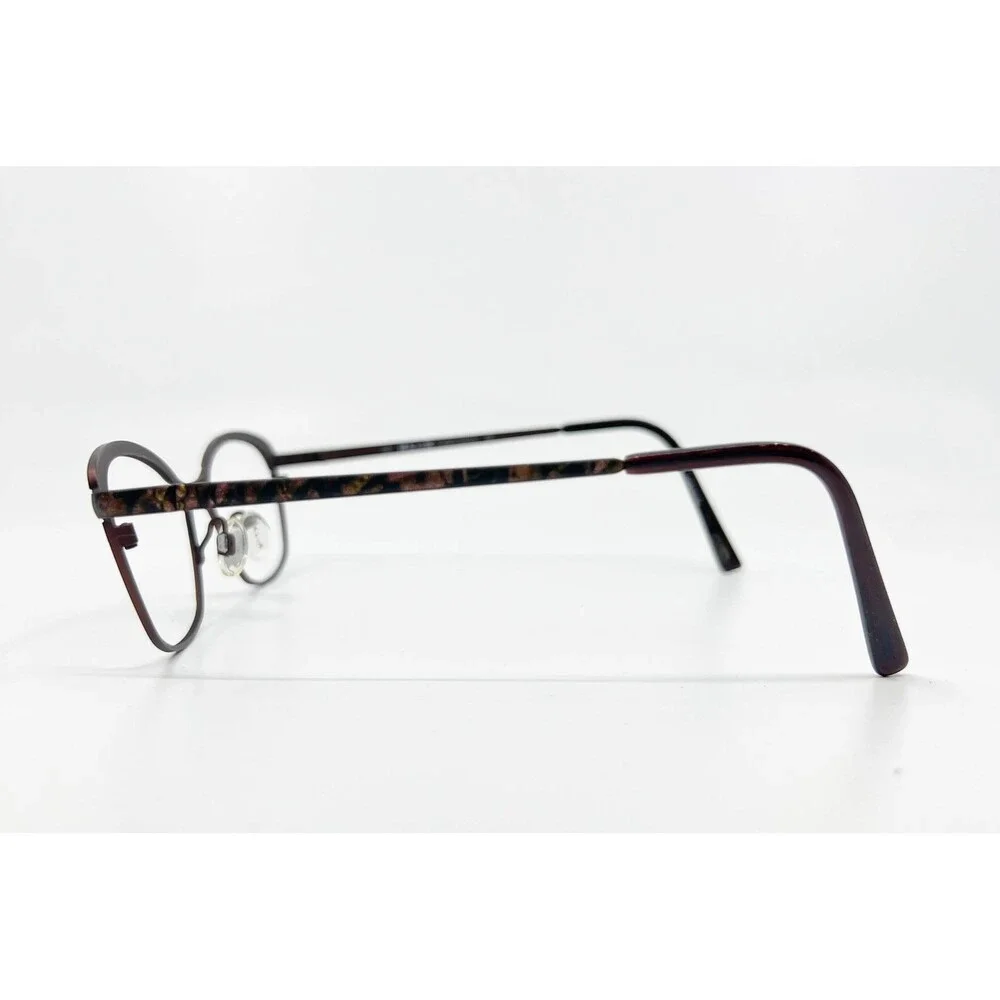 Kliik Eyeglasses Women Burgundy Cat Eye Frames 636 M102 49-18-135
